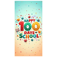 thumbnail image 1 of LUUFILx Happy 100 Days of School Banner Classroom Decor Festive Backdrop School Celebration Decoration Party Supplies Photography Props Event Background, 1 of 7