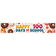 thumbnail image 1 of LUUFILx Happy 100 Days of School Banner Classroom Decor Festive Backdrop School Celebration Decoration Party Supplies Photography Props Event Background, 1 of 8
