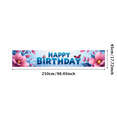 thumbnail image 1 of LUUFILx Happy Birthday Backdrop Banner Party Decoration with Tassels Background Banner Display Photography Props Celebration Supplies Décor, 1 of 7
