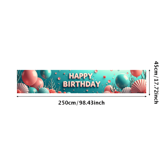 LUUFILx Happy Birthday Backdrop Banner for Kid's 1st Birthday Party Decorations Background Photography Props Celebration Supplies