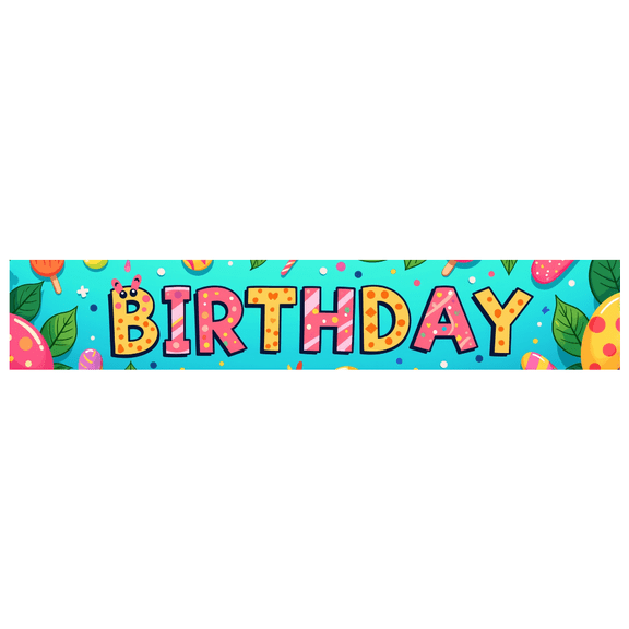 LUUFILx Happy Birthday Party Supplies Backdrop Colorful Balloon Decorations Banner Photography Props Celebration Background Party Decor