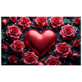 thumbnail image 1 of LUUFILx Heart Balloons Backdrop Background Wall Banner Valentines Day Party Decorations Romantic Celebration Event Decor Wedding Photography Prop, 1 of 8