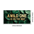 thumbnail image 1 of LUUFILx Jungle Safari First Birthday Backdrop Banner for Party Supplies Happy Birthday Wild One Decoration Background Photography Props Decor Event, 1 of 6