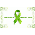 thumbnail image 1 of LUUFILx Mental Health Awareness Month Banner Green Ribbon Backdrop Decoration Event Promotion Office School Awareness Display Background Party Supplies Decor, 1 of 7