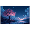 thumbnail image 1 of LUUFILx Mystical Tree Landscape Backdrop Background Scenic Banner Nature Photography Props Party Decorations Evening Celebration Sky Stars Decor, 1 of 7