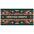 thumbnail image 1 of LUUFILx Native American Month Celebration Banner Feather Design Backdrop Decorations for Cultural Events Photography Booth Display Party Supplies, 1 of 7