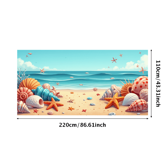 LUUFILx Ocean Whale Backdrop Underwater Banner Scenic Background for Aquarium Party Baby Shower Wedding Event Photography Backdrop Coral Decor Wall Hanging