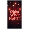 thumbnail image 1 of LUUFILx Older Wiser Hotter Glitter Birthday Celebration Backdrop for Party Decoration Anniversary Event Supplies Photography Props Background Decor Banner, 1 of 8