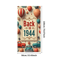 thumbnail image 1 of LUUFILx Retro 1944 Backdrop Banner Vintage Cars and Balloons Background Party Supplies Birthday Decoration Photography Props Timeless Events Family Gathering, 1 of 8
