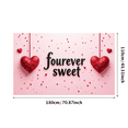 thumbnail image 1 of LUUFILx Romantic Heart Backdrop Banner for Valentine's Day Sweet Photo Background Birthday Party Decoration Props Wedding Anniversary Celebration, 1 of 8
