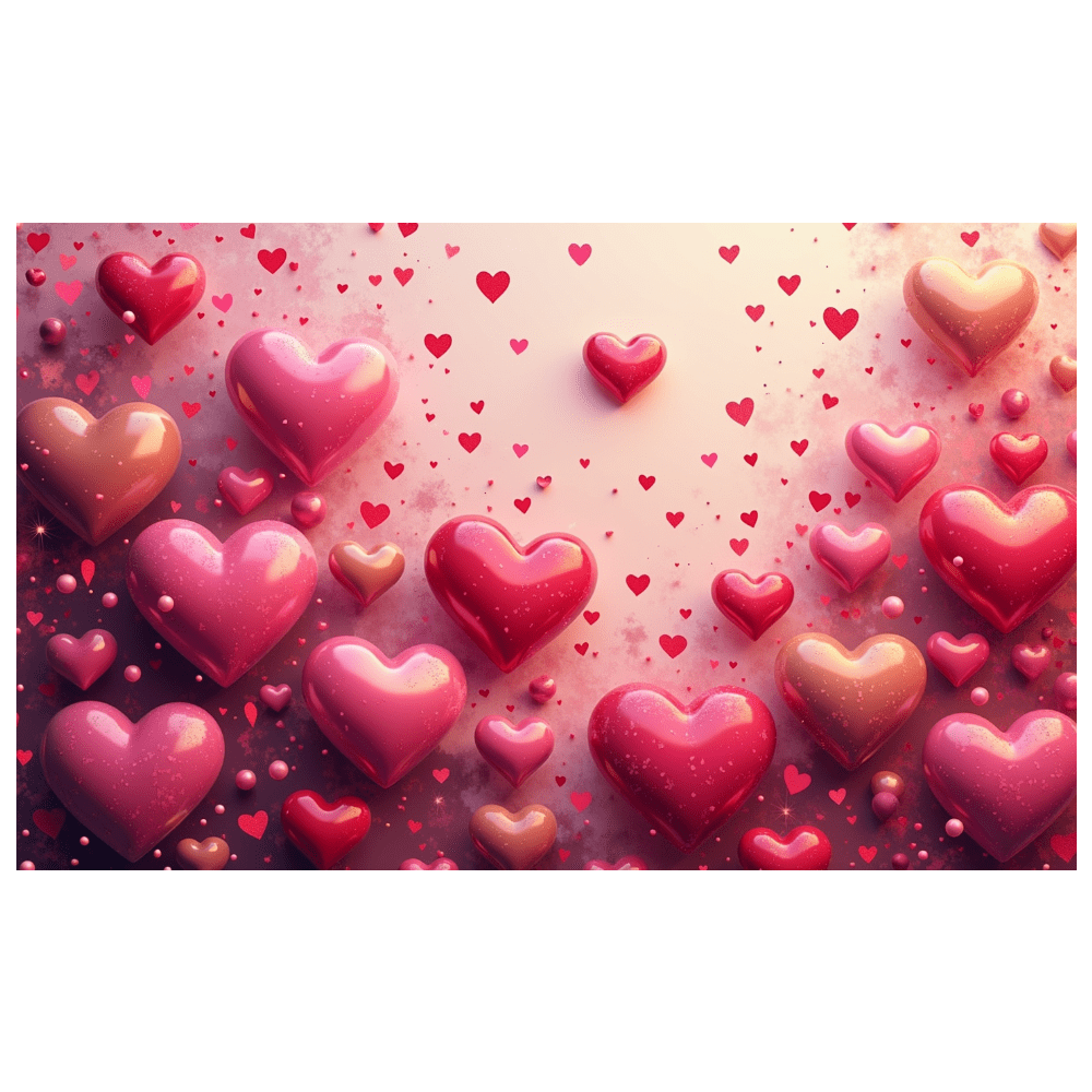 LUUFILx Romantic Heart Lights Backdrop Banner Valentine Decoration for ...