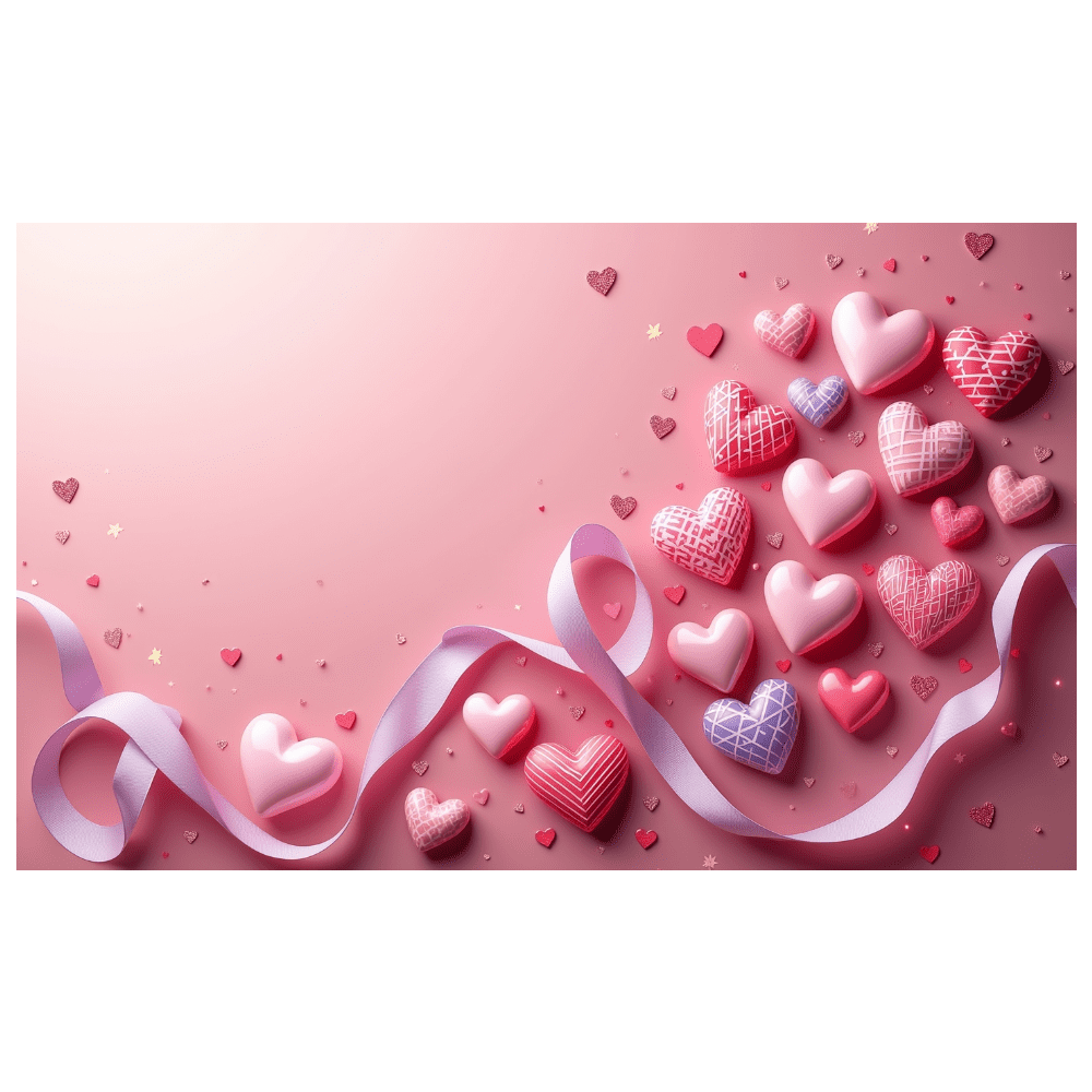 LUUFILx Romantic Musical Heart Banner Backdrop Decoration for Weddings ...