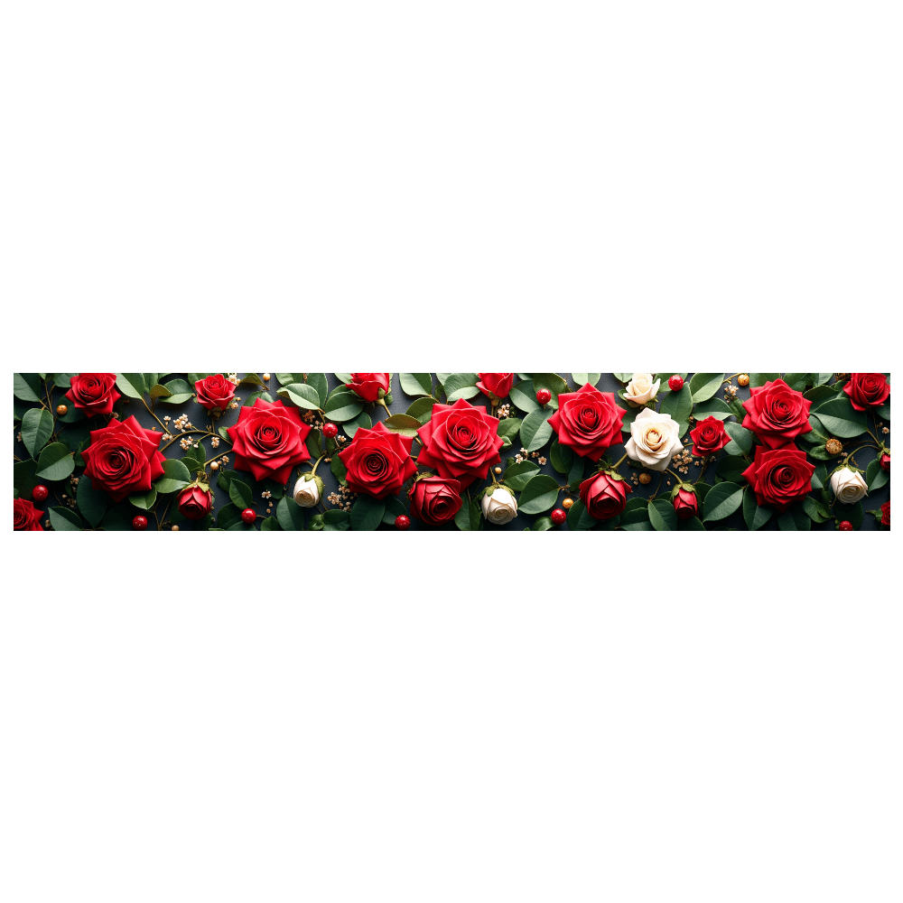 Ros Banner Example LUUFILx Rose Flower Backdrop Banner for Wedding and Event Decoration ...