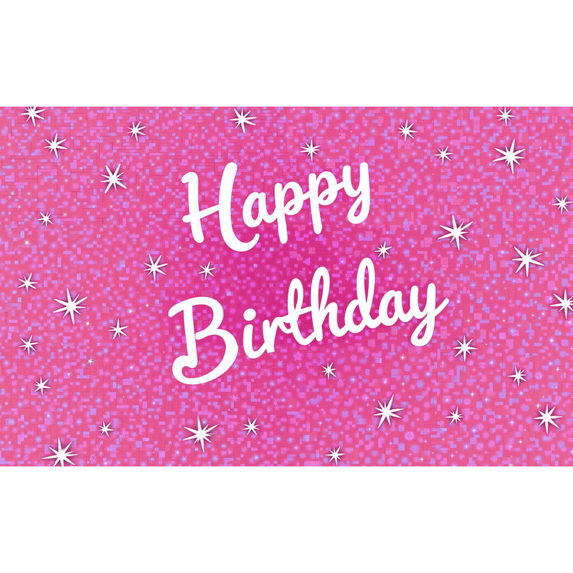 LUUFILx Shiny Pink Birthday Backdrop for Lady Girls Women Neon Happy Birthday Photography Background Sparkle Birthday Party Decorations Banner Photo Supplies Studio Props