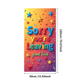 thumbnail image 1 of LUUFILx Sorry You're Leaving Farewell Banner Party Decorations Background Colorful Backdrop Office Goodbye Celebration Party Supplies Event Decor Banner, 1 of 1