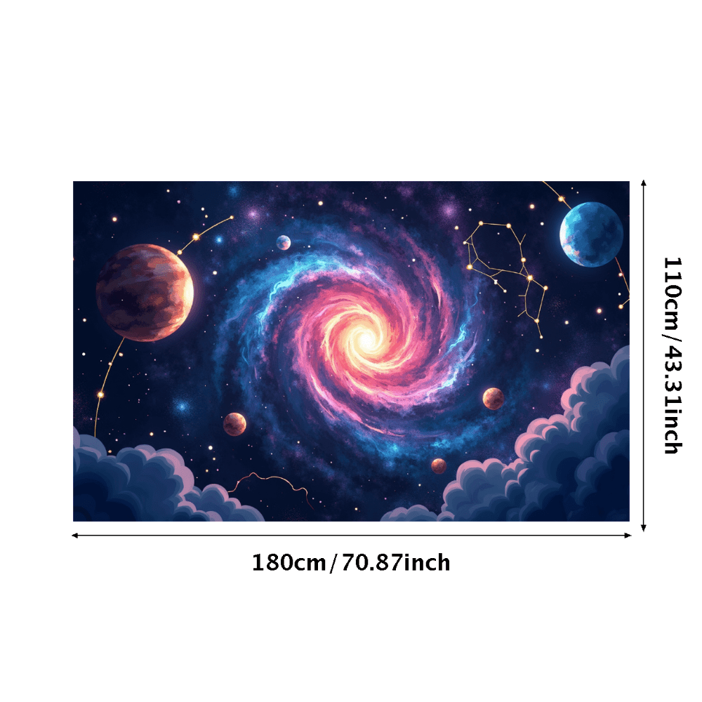 Curated visual reference: Visual Reference: Luufilx Space Galaxy Astronaut Backdrop Banner For Outer Space Party