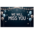 thumbnail image 1 of LUUFILx Starry Night We Will Miss You Backdrop Farewell Banner Event Celebration Party Supplies Photography Props Background Decorations, 1 of 9