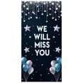 thumbnail image 1 of LUUFILx Starry Night We Will Miss You Backdrop Farewell Banner Event Celebration Party Supplies Photography Props Background Decorations, 1 of 8