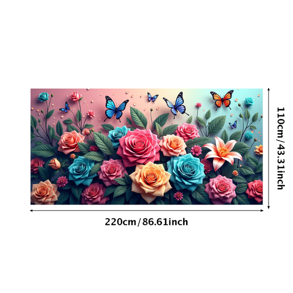 LUUFILx Sunflower Floral Backdrop Sunflower Field Photography Backdrop for Parties Wedding Garden Décor Nature Scene Outdoor Events Background