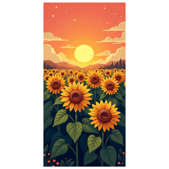 LUUFILx Sunset Ocean Scene Banner Backdrop for Party Event Decor Photography Background Home Decoration Scenic View Beach Vibes Sunset Celebration