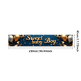 thumbnail image 1 of LUUFILx Sweet Baby Boy Backdrop Banner with Cute Teddy Bears Hearts Stars for Baby Shower Nursery Photography Props Decorations Party Supplies Background, 1 of 6
