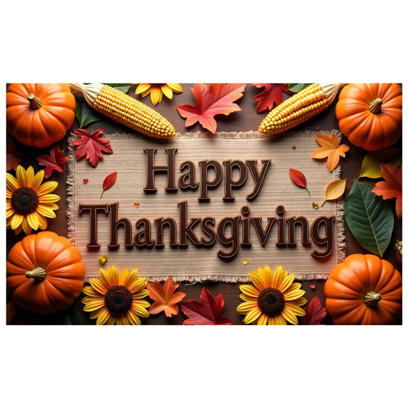 LUUFILx Thanksgiving Banner Autumn Harvest Pumpkin Scene Background Photography Props Happy Thanksgiving Holiday Party Decorations Backdrop Welcome Banner