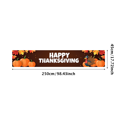 thumbnail image 1 of LUUFILx Thanksgiving Banner Festive Turkey Pumpkin Fall Leaves Decor for Harvest Celebration Backdrop Autumn Party Decoration Seasonal Photo Props Background, 1 of 9