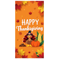 thumbnail image 1 of LUUFILx Thanksgiving Banner Festive Turkey Pumpkin Fall Leaves Decor for Harvest Celebration Backdrop Autumn Party Decoration Seasonal Photo Props Background, 1 of 8