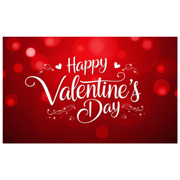 LUUFILx Valentine's Day Backdrop Banner Decorations Photography Props Party Supplies Heart Decor Background