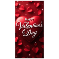 thumbnail image 1 of LUUFILx Valentine's Day Backdrop Banner for Party Background Decorations Romantic Celebration Photography Props Valentines Decors, 1 of 9