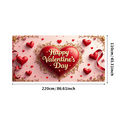 thumbnail image 1 of LUUFILx Valentine's Day Backdrop Love Decoration Celebration Valentine's Party Banner Romantic Photography Props Background Decors Party Supplies, 1 of 8