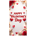 thumbnail image 1 of LUUFILx Valentine's Day Banner Backdrop Romantic Decorations Heart Design Wedding Party Photo Background Celebration Event Decor Supplies, 1 of 8