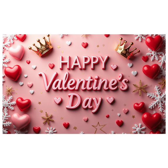 LUUFILx Valentine's Day Celebration Backdrop Heart Decorations Photography Props Romantic Party Supplies Banner Background Wedding Decor