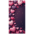 thumbnail image 1 of LUUFILx Valentine's Day Heart Backdrop Romantic Party Love Decoration Background Banner Wedding Anniversary Photography Props Decor, 1 of 7