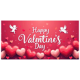 thumbnail image 1 of LUUFILx Valentine's Day Romantic Background Banner Backdrop for Party Decoration Event Decor Love Photography Props Gift Display Background, 1 of 8