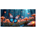 thumbnail image 1 of LUUFILx Vibrant Butterfly Design Background Party Decor Backdrop Banner, 1 of 1