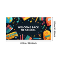 thumbnail image 1 of LUUFILx Welcome Back to School Banner Backdrop for Classroom Decor Kids Event Background Party Decorations School Supplies Photography Props Backdrop Banner, 1 of 8