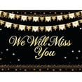 thumbnail image 1 of LUUFILx We Will Miss You Farewell Party Decorations Balloon Banner Colorful Backdrop Retirement Going Away Celebration Background Decor Multicolor Event Supplies, 1 of 3