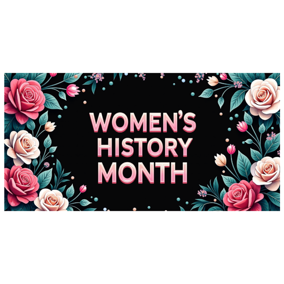 LUUFILx Women's History Month Celebration Backdrop Festive Banner Event Decoration Background Professional Photography Props Party Supplies Decor