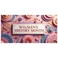 thumbnail image 1 of LUUFILx Women's History Month Celebration Banner Colorful Illustrated Floral Design Event Backdrop Party Supplies Event Decorations Photography Props, 1 of 8
