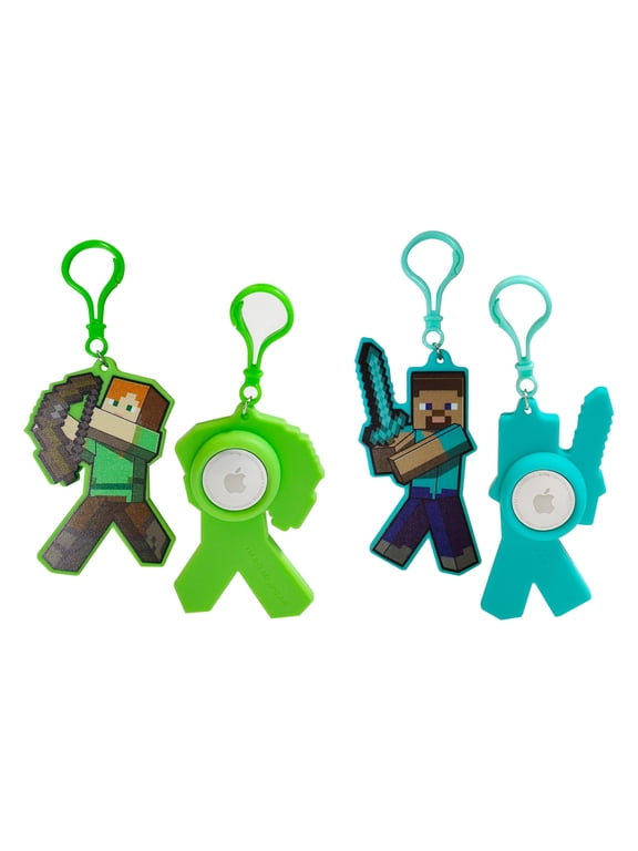 AirTag Holder 2 pack Keychain - AirTag Keychain Ensure a snug fit, Silicone Keychain Designed for Apple AirTags - Keychain Accessories Apple Air TAGS -2 Pack Key Clip