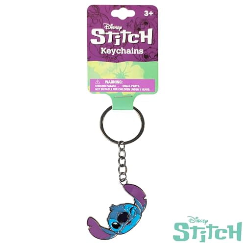 Disney Stitch themed Kids Keychain - Angel Keychain - Play Accessories - Ages 3 +