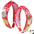 thumbnail image 1 of LUV HER Licensed Squishmallows Knotted Headband - Thick Headbands For Girls - One Size Fit All - Hair Accessories For Her Ages 3+, 1 of 6