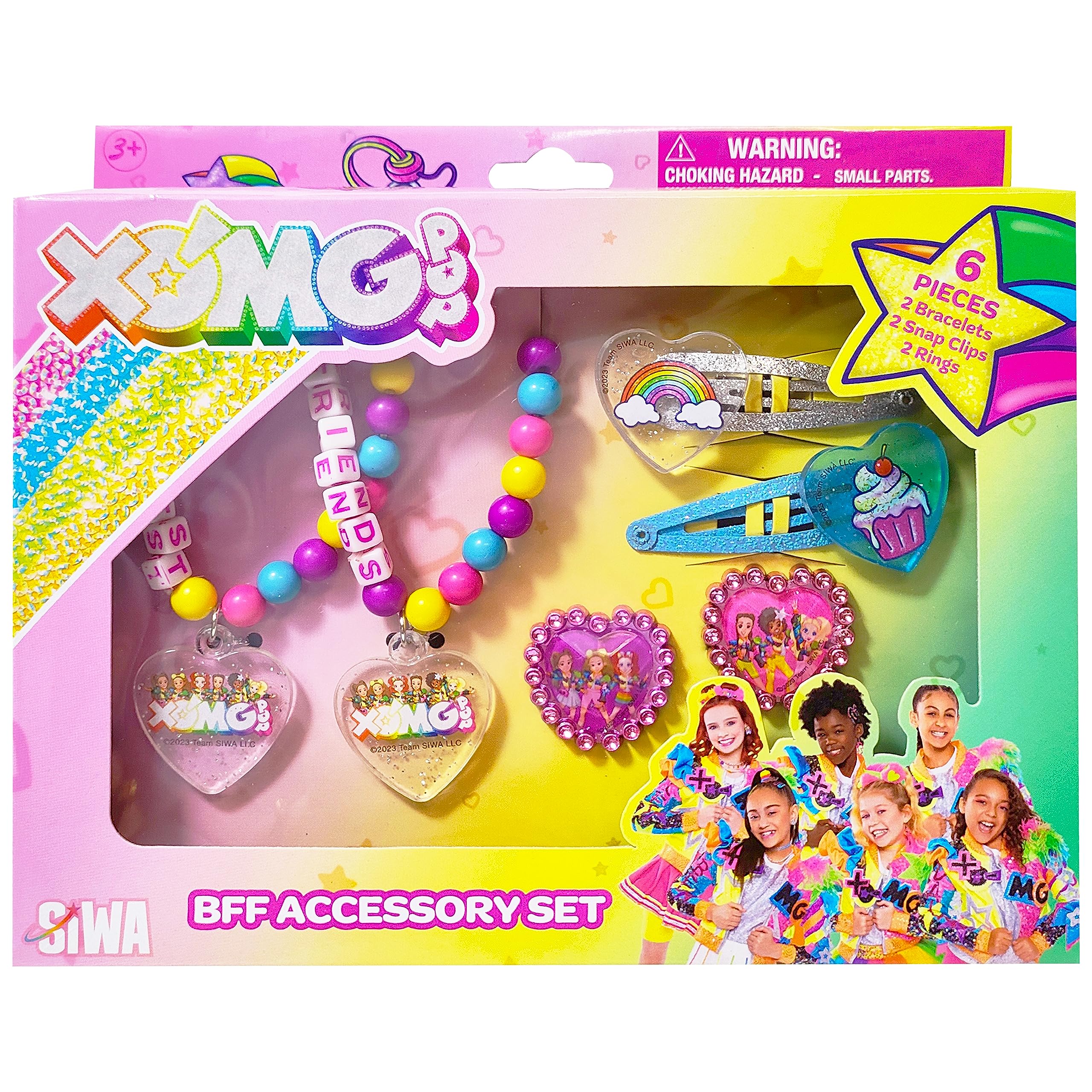 6 Pack Karaoke Sleepover Friendship Bracelets – Party Bag Fillers, Hen Gifts