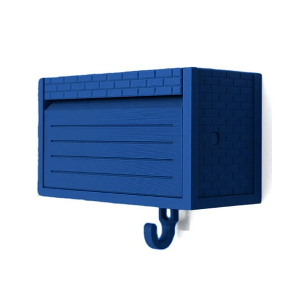 LUVCLS Novelty Miniature Garage Key Holder, Wall Mounted Car Key Organizer Rack with Openable Door Display, Easy Install Decorative Key Fob Hanger