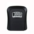 thumbnail image 1 of LUVCLS Outdoor Wall Mounted Key Safe Box with Combination Lock, Black, 1 of 10