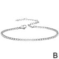 thumbnail image 1 of LUVCLS Sterling Silver Heart Ankle Bracelet Boho Beach Chain for Women V2R4, 1 of 1