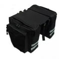 thumbnail image 1 of LUVCMFT 12.4" Bicycle Carrier Bag Rear Rack Bike Trunk Bag Luggage Back Seat Double Side Black, 1 of 7