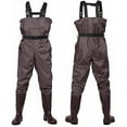 thumbnail image 1 of LUVCMFT Chest Waders with Boots, Waterproof Hunting Chest Wader, Lightweight Bootfoot Waders (Coffee, Size 6), 1 of 8