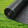 thumbnail image 1 of LUVCMFT Garden Weed Barrier Landscape Fabric, 6ft*250ft Ground Cover Weed Block Gardening Mat, Heavy Duty Woven Mulch, Garden Bed Liner, Durable UV Resistant, Black, 1 of 8